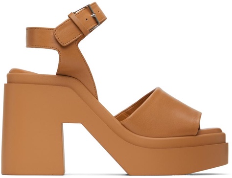 Tan Nelio Heeled Sandals