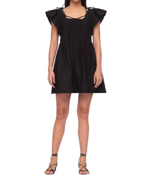 willa mini dress in black