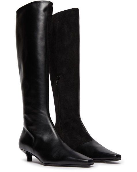 Leather boots