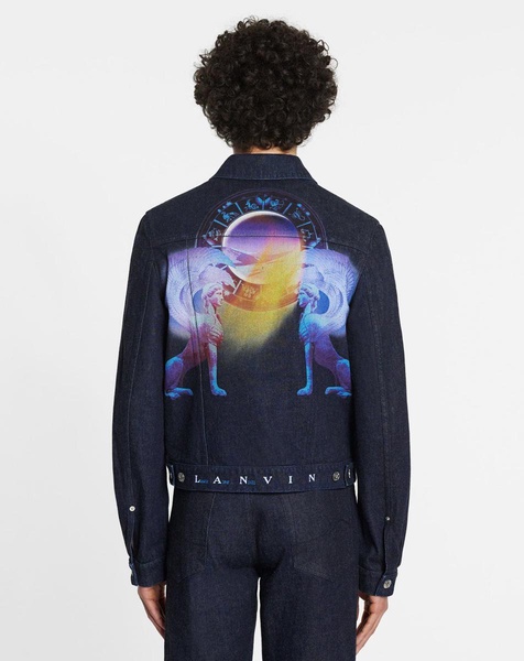 Lanvin Sci-Fi Prt Dnm Jkt Clothing