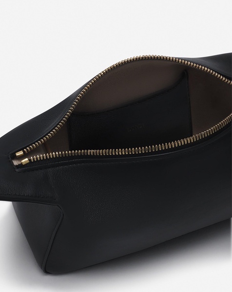 High sequence leather clutch bag