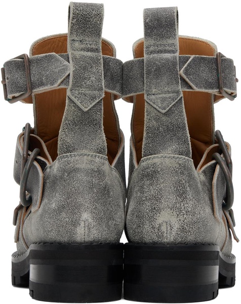 Gray Rome Boots