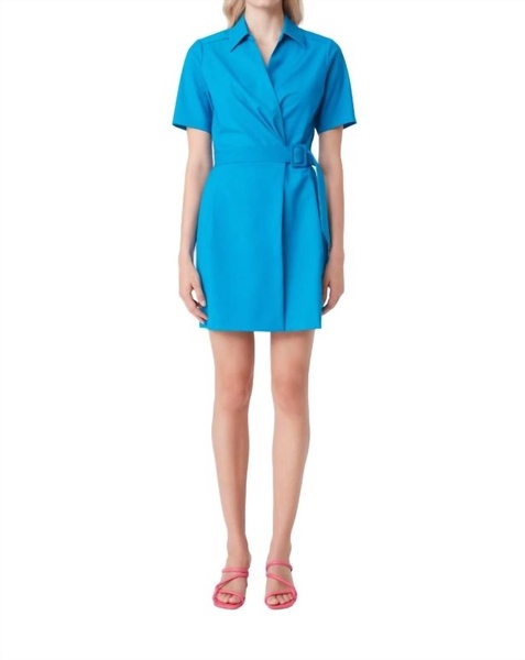 codou dress in turquoise