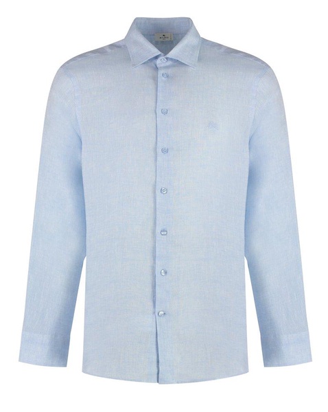 Etro Pegaso Embroidered Long-Sleeved Shirt