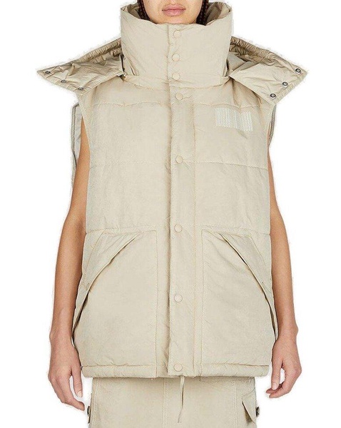 Marc Jacobs Oversized Butttoned Sleeveless Puffer Vest