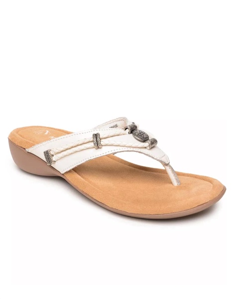 women's silverthorne 360 thong sandals in white