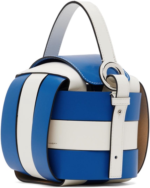 Blue & White Knot Bag