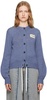 Blue Logo Patch Cardigan