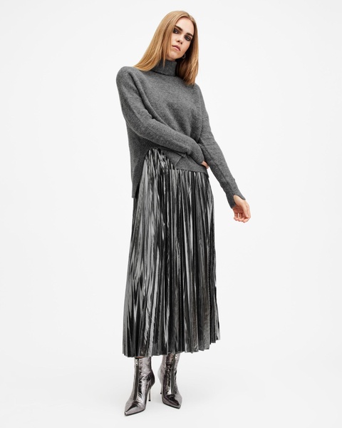 Spark 2-In-1 Pleated Maxi Dress