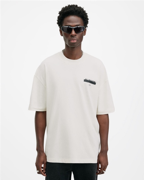 Redact Oversized Embroidered Logo T-Shirt