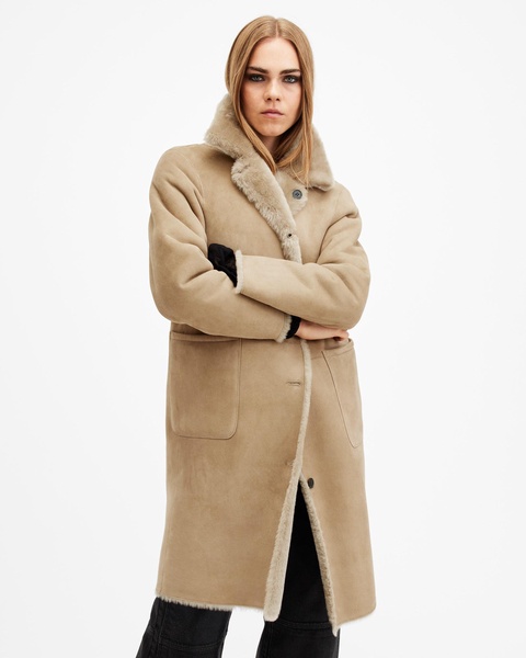 Serra 2-In-1 Reversible Shearling Coat