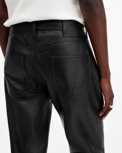 Lynch Straight Fit Leather Pants