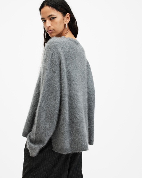 Rebel Brushed Cashmere Crew Neck Sweater