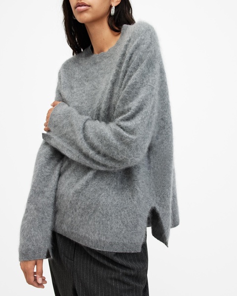 Rebel Brushed Cashmere Crew Neck Sweater