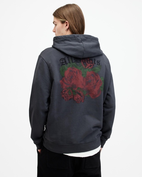 Melrose Graphic Embroidered Logo Hoodie