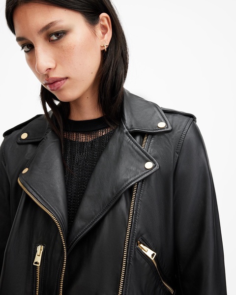 Balfern Leather Biker Jacket