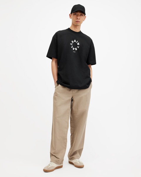 Tierra Oversized Crew Neck Logo T-Shirt