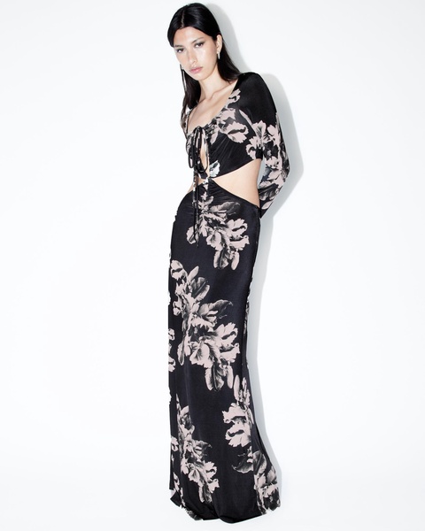 Cynthia Floral Cut Out Maxi Dress