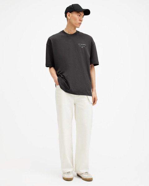 Redact Oversized Embroidered Logo T-Shirt