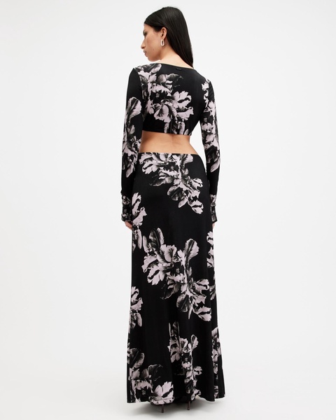 Cynthia Floral Cut Out Maxi Dress