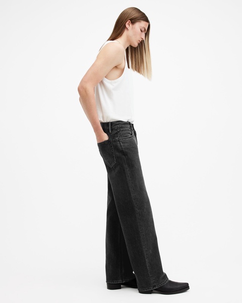 Lenny Loose Fit Wide Leg Denim Jeans