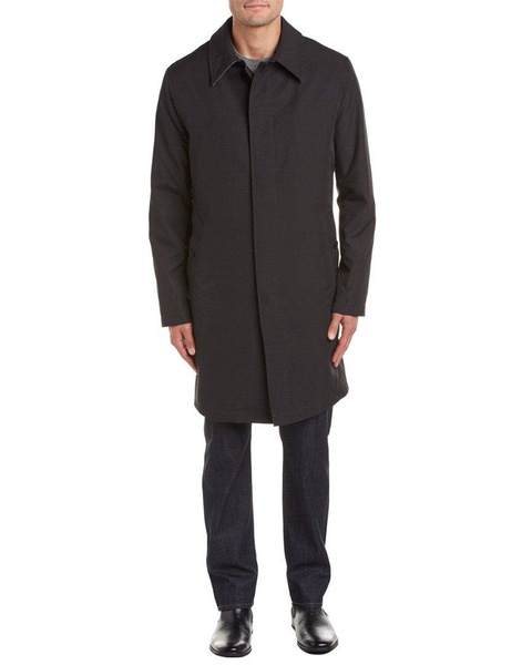 Cole Haan Men's Water Resistant Rain Coat with Removable Liner