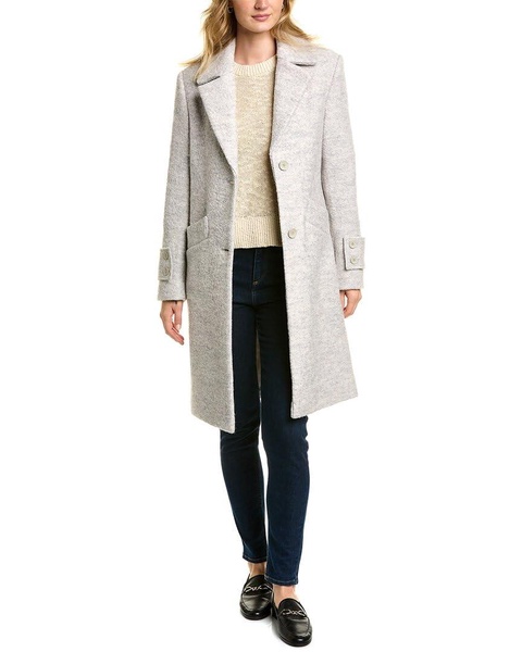 Andrew Marc Women's Wool Regine Slim Coat