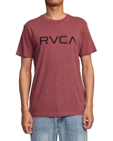 RVCA Men's Premium Red Stitch Short Sleeve Graphic Tee Shirt