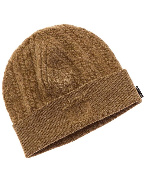 Ted Baker Men's ALTERS Cashmere Blend Knitted Hat, TAN