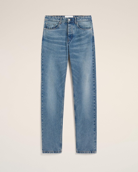 Blue Cotton Classic Fit Jeans