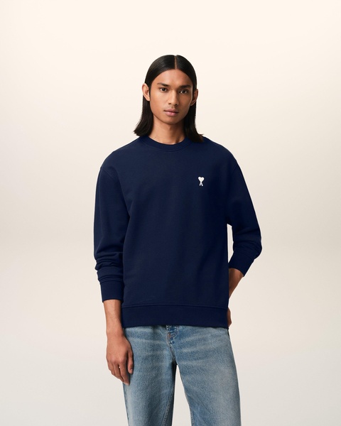 Navy Cotton Ami de Coeur Sweatshirt