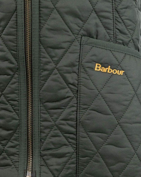 barbour betty liner olive green vest