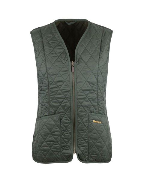 barbour betty liner olive green vest