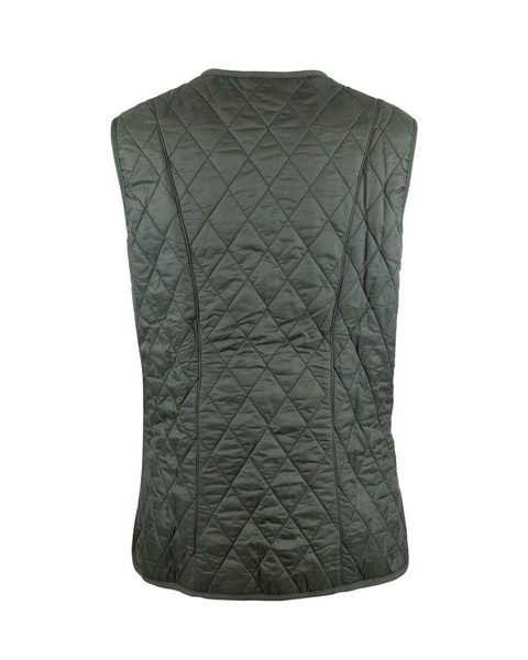 barbour betty liner olive green vest