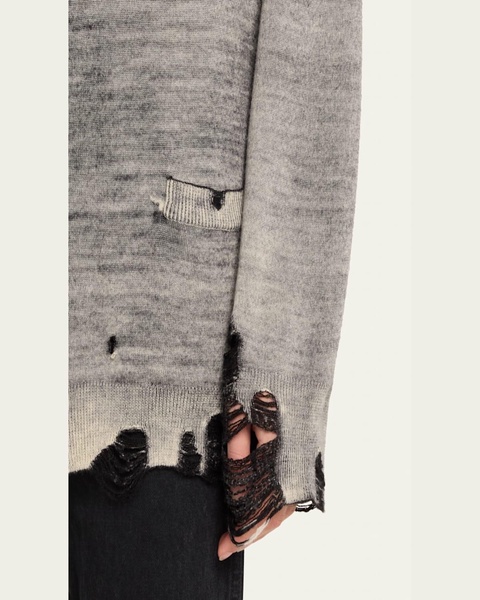 Distressed Boyfriend Cardigan