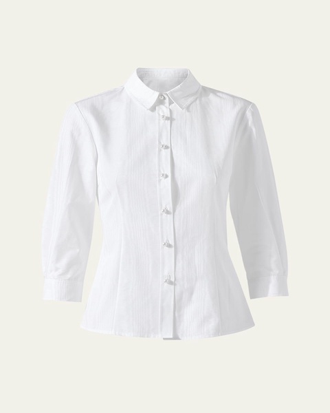 Icon Blouse With Pearly Buttons