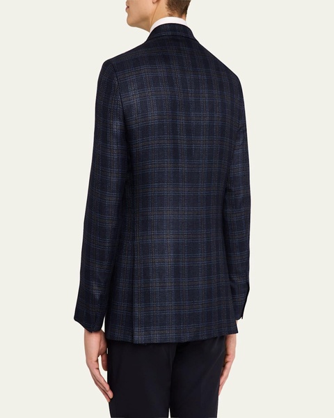 Men's Enlarged Check Sport Coat