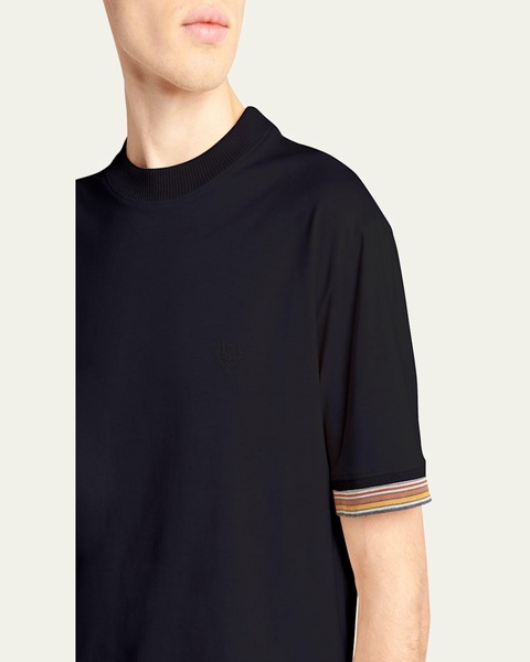 Men's Moorea Stripe Cuff Crewneck T-Shirt