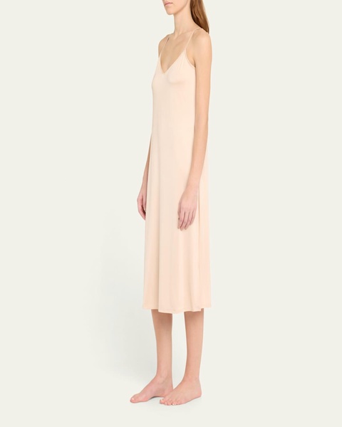 Satin Deluxe Midi Slip Dress