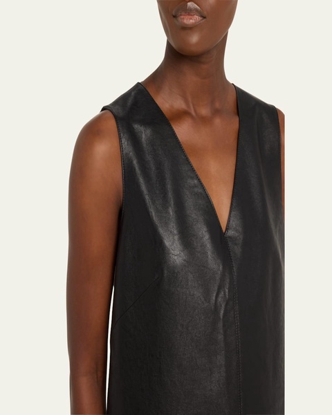 Graylen Sleeveless Vegan Leather Dress