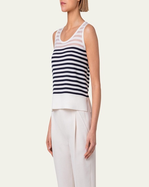 Kodak Stripe Wool Knit Top