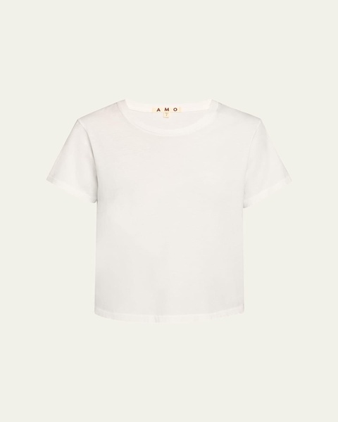 Classic Cotton Short-Sleeve Crewneck Tee