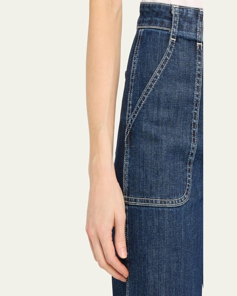 Theodora Cropped Wide-Leg Jeans