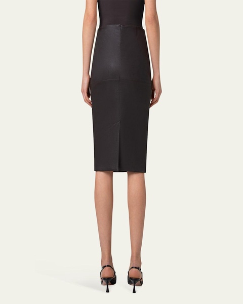 Nappa Leather Pencil Skirt