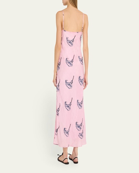 Athens Calla Lily Slip Dress