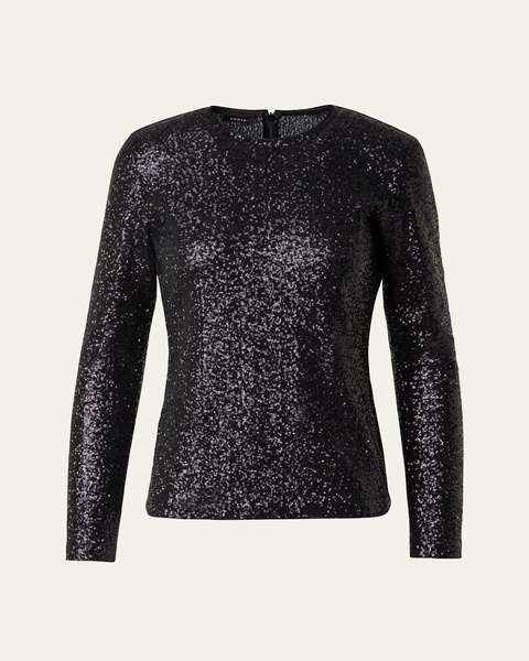 Sequin Jersey Top