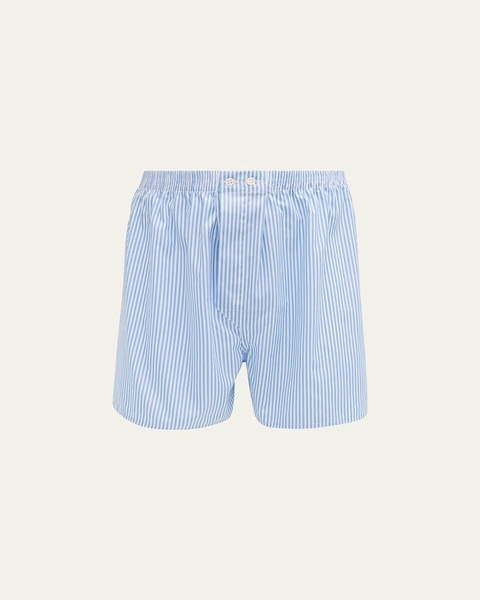 Men's James Classic Fit Cotton Stripe Boxer Shorts