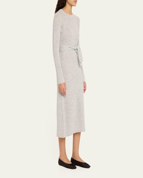 Blakely Crewneck Tie-Front Dress