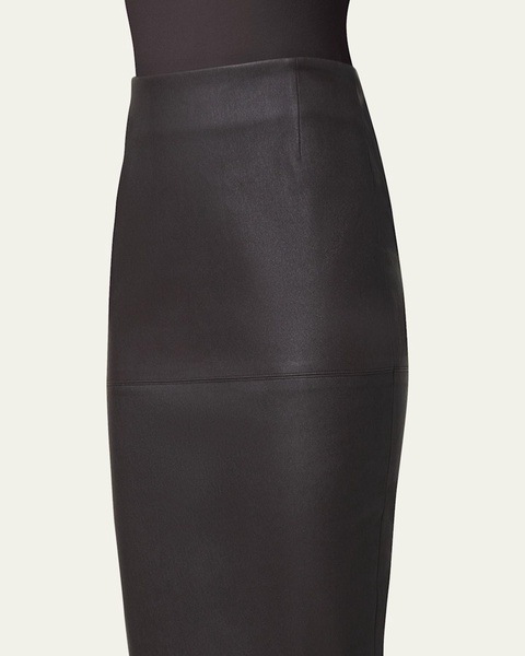 Nappa Leather Pencil Skirt