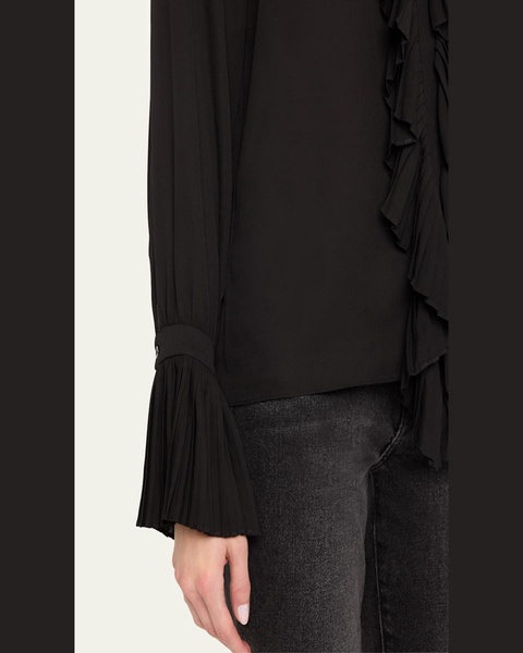 Thelo Long-Sleeve Ruffle Top